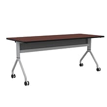 Safco Rumba Training Room Table, 30 x 72, Biltmore Cherry (RBA7230FLSLBMCH)