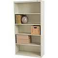 Tennsco 66 Metal Bookcases in Putty (TNNB66PY)