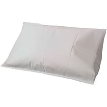 TIDI® White Embossed Poly Pillow Covers