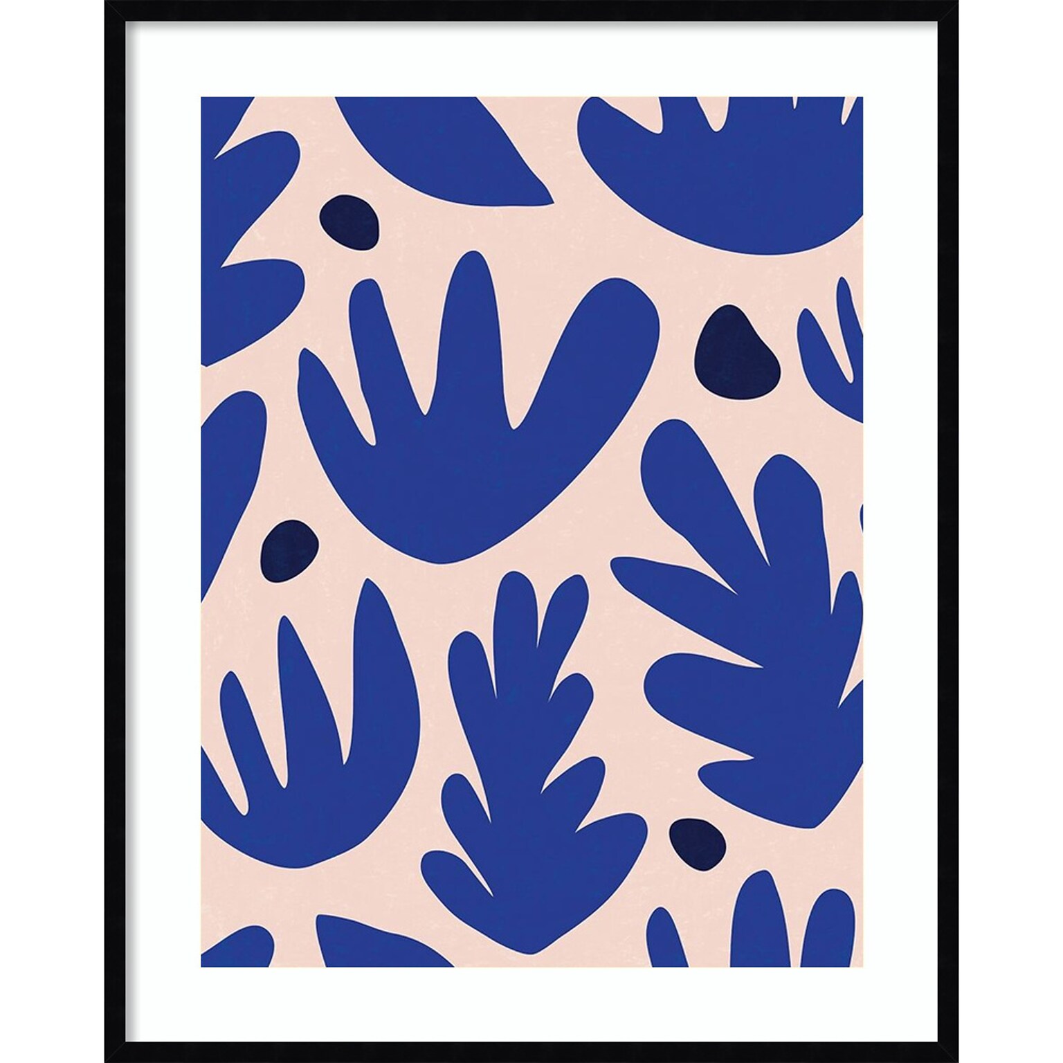 Amanti Art Bluebell Poster by Urban Road Wood Framed Wall Art Print, 33 x 41 (A42675529135)