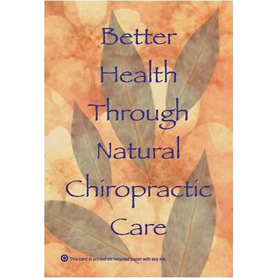 Medical Arts Press® Chiropractic Standard 4x6 Postcards; Better Health