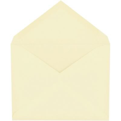 Quill Brand® Gummed Invitation Envelopes, 4-3/8 x 5-3/4, Ivory, 250/Box (Q197)