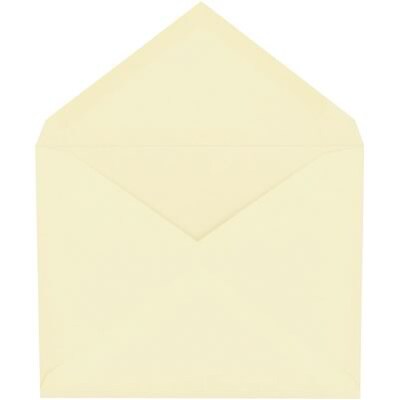Quill Brand® Gummed Invitation Envelopes, 4-3/8 x 5-3/4, Ivory, 250/Box (Q197)