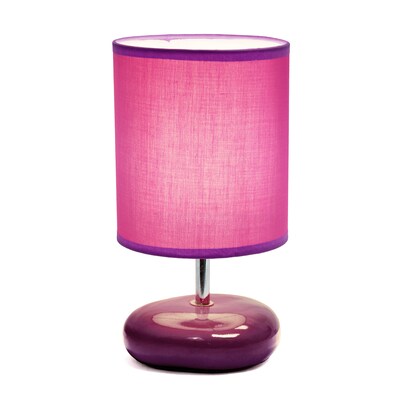 Simple Designs 10.24 LED Table Lamp, Purple (LT2005-PRP-LB)
