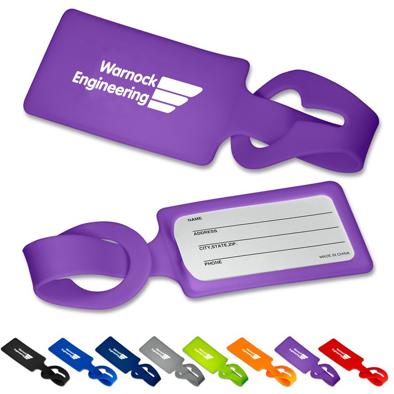 Custom Silicone Luggage Tag