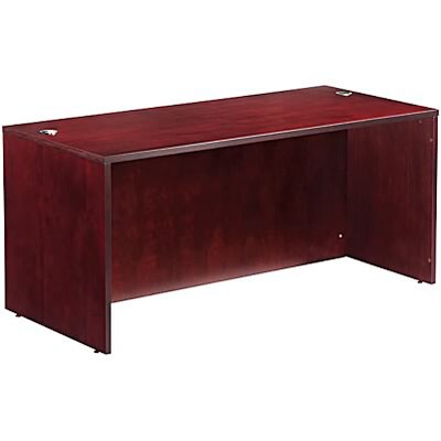 Alera™ Verona Veneer Office Collections in Mahogany; Straight Front Desk Shells, 29-1/2Hx66Wx30D