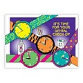 Medical Arts Press® Dental Standard 4x6 Postcards; Time For Check-Up- Watches