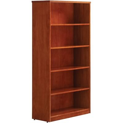 Alera™ Verona Veneer Office Collections in Cherry; Five-Shelf Bookcase, 66Hx36Wx14D