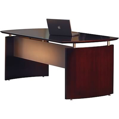 Safco® Napoli Collection In Mahogany; Desk; 63W x 36D