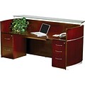 Safco® Napoli Collection In Sierra Cherry; Reception Station