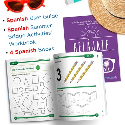 Summer Bridge Activities Summer Bridge Spanish Backpack, Grade PK-K Workbook, 7/Set (CD-145435)