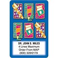 Medical Arts Press® 2x3 Full-Color Dental Magnets; Brush, Floss, Paste