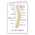 Medical Arts Press® Chiropractic Thank You Cards; Thank You-Spine,  Blank Inside