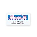 Custom Printed Medical Arts Press® Dental Designer Name Badges; Tooth Family