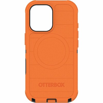 OtterBox Defender Series Pro MagSafe Phone Case for iPhone 17, Shock Absorbing, Orange (76-000096)
