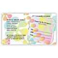 Medical Arts Press® Dual-Imprint Peel-Off Sticker Appointment Cards; Groovy