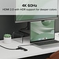 Plugable 4-in-1 USB-C Hub with 4K HDMI, 100W, Silver (USBC-4IN1)