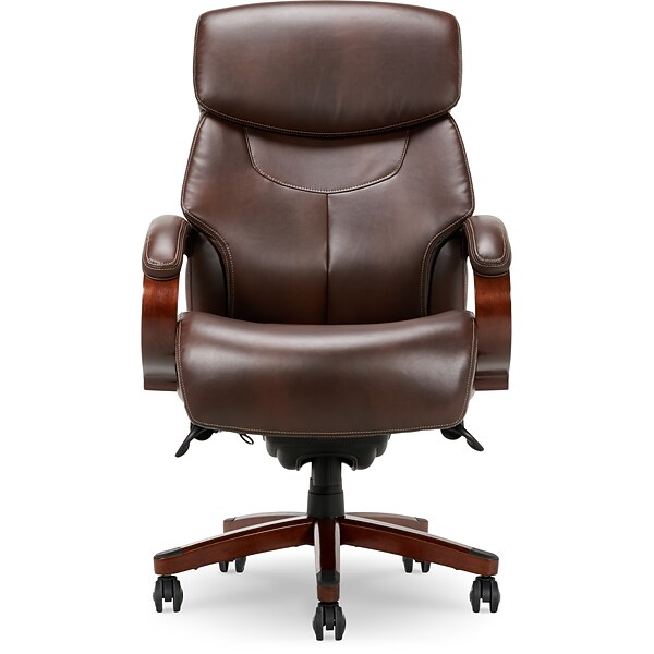 中古品　TRUCK FURNITURE BT CHAIR - LEATHER La-Z-Boy Landon Bonded Leather Executive Chair (60028) | Quill.com