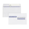 TOPS Self Seal Security Tinted Double Window W-2 Tax Form Envelope, White, 100/Pack (DW4ALTPS100)