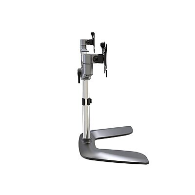 StarTech Dual Monitor Stand, For Up to 32" Monitors, Black/Silver (ARMDUALSS)