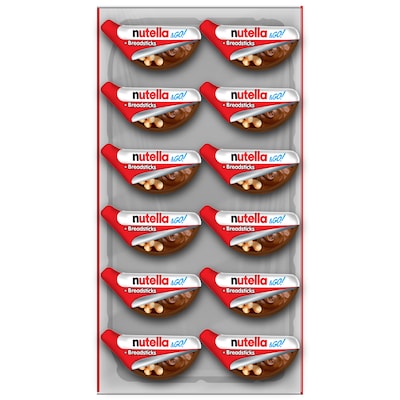 Nutella Chocolate Hazelnut Spread with Breadsticks, 1.8 oz., 12/Box (FEU80314)