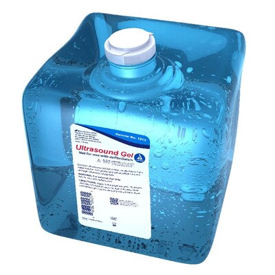 Dynarex Ultrasound Gel, 1.3 gal., Blue, 4/Carton (1243)