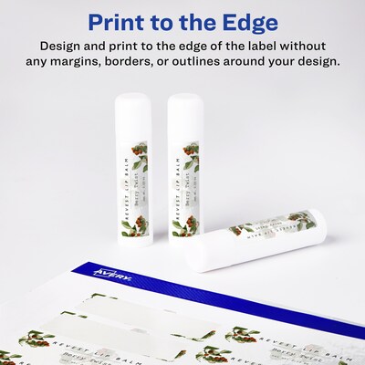 Avery Laser/Inkjet Rectangle Multipurpose Labels, 1" x 3", Clear, 160 Labels/Pack (94224)
