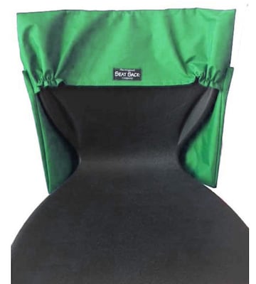 Seat Sack Seat Storage, 9.84" x 9.25" x 11.81", Green, 25/Pack (19192)