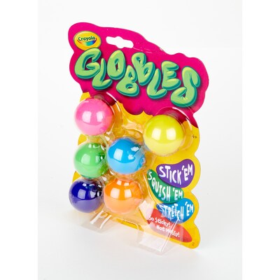 Crayola Globbles Fidget Toy, 6/Pack, 3 Packs/Bundle (BIN747294-3)