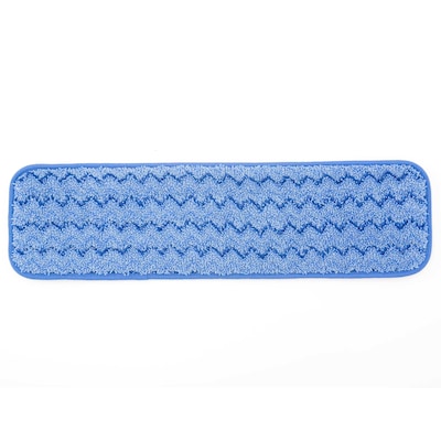 Rubbermaid Hygen Microfiber 18 Wet Mop Pad, Blue (FGQ41000BL00)