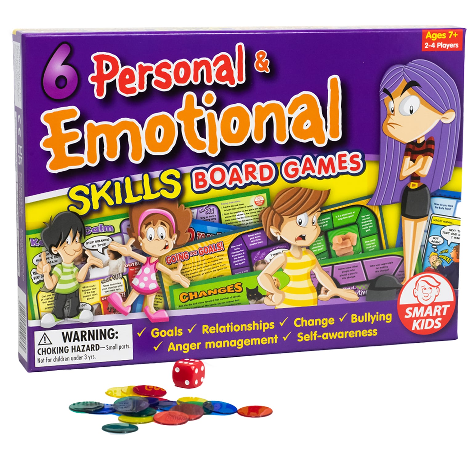 Didax SmartKids 6 Personal & Emotional Skills Games, Multicolored (DD-500045)