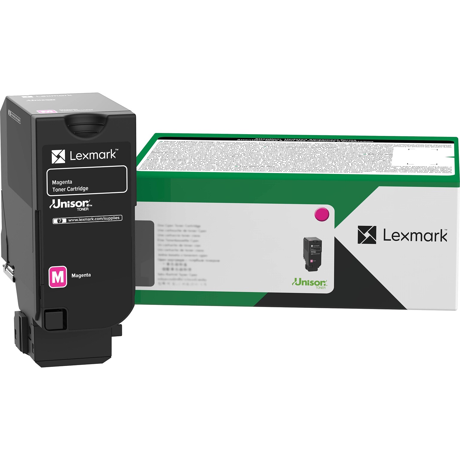 Lexmark 71C1XM0 Magenta High Yield Toner Cartridge, Prints Up to 12,500 Pages