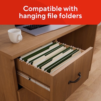 Staples File Folders, Letter Size, 1/3-Cut Tabs, Assorted Positions, Manila, Durable Paper Stock, 250/Pack