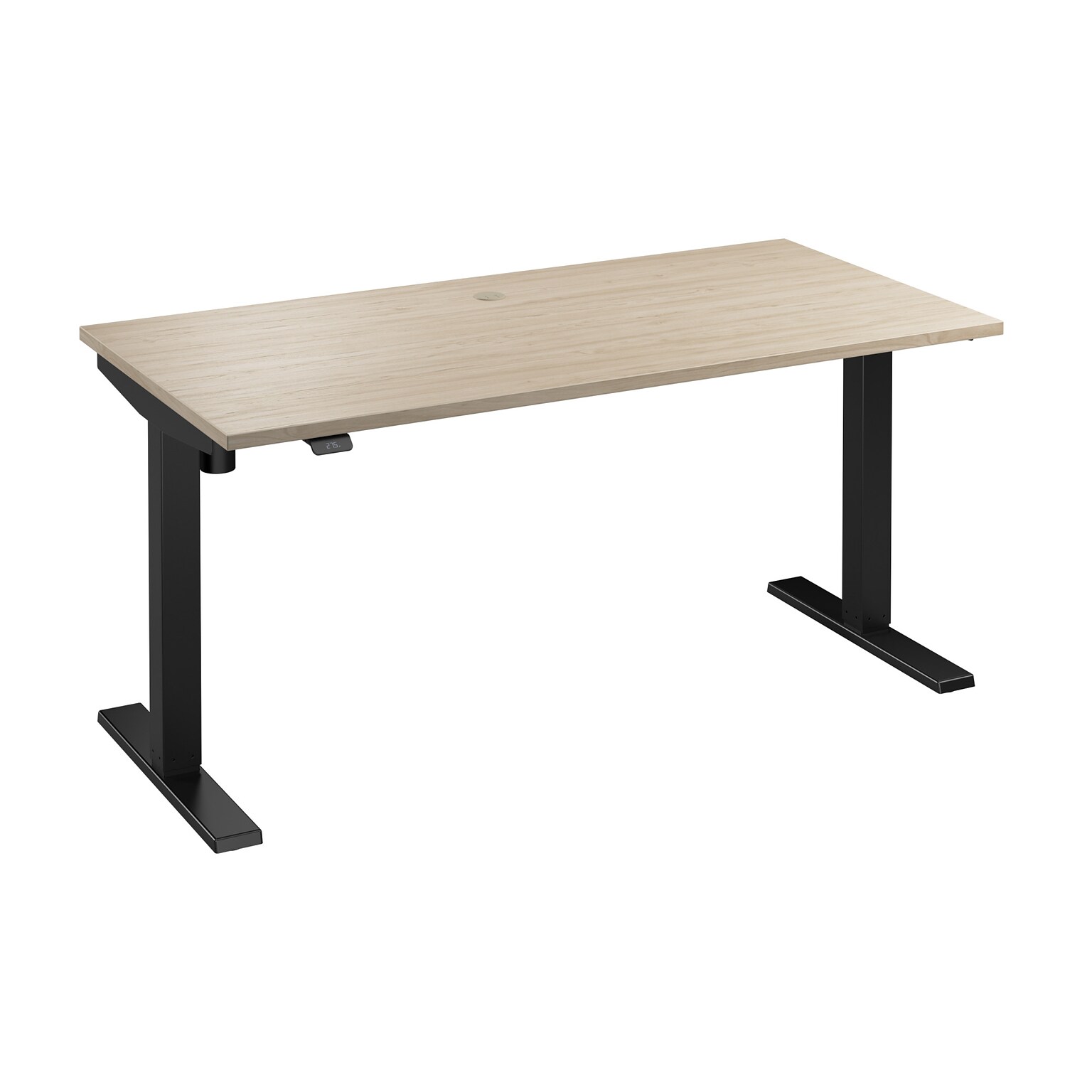 Bush Business Furniture Move 40 Series 60W Electric Adjustable Standing Desk, Natural Elm/Black Powder Coat (M4S6030NEBK)