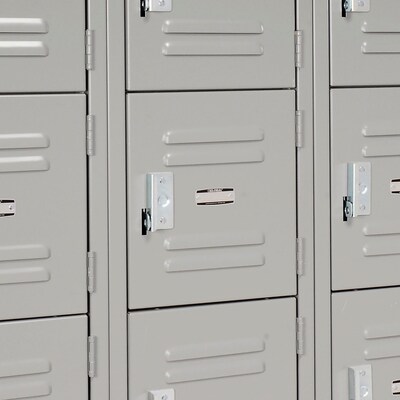 Global Industrial Capital 78"H 6-Tier 3-Column Locker, Gray (652157GY)