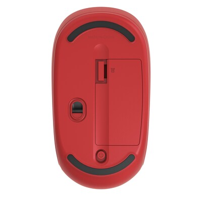 Incase Designed by Microsoft Wireless Mobile 1850 Ambidextrous Optical USB Mouse, Flame Red (U7Z-00031)