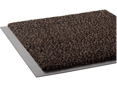 Crown Mats Dust-Star Heavy-Traffic Wiper Mat, 24 x 36, Walnut (DS 0023WA)