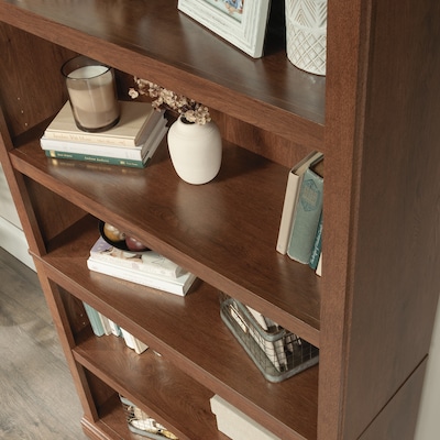 Sauder Select 70"H 5-Shelf Bookcase, Oiled Oak  (410367)