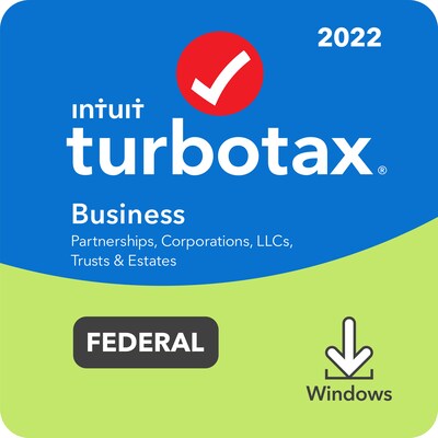 TurboTax Business 2022 for 1 User, Windows, Download (5101352)