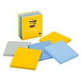 Post-it Super Sticky Notes, 3 x 3, New York Collection, 100 Sheet/Pad, 5 Pads/Pack (654-5SSNY)