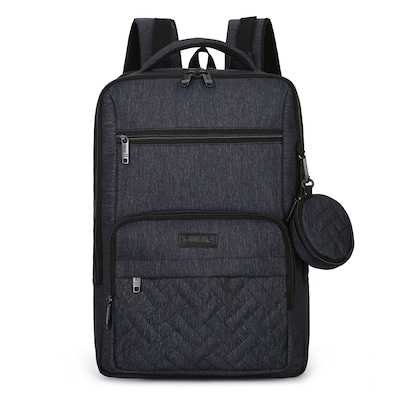 DUKAP Mom Pro Expandable Diaper Backpack, Medium, Black (BDKMOM17BLK)
