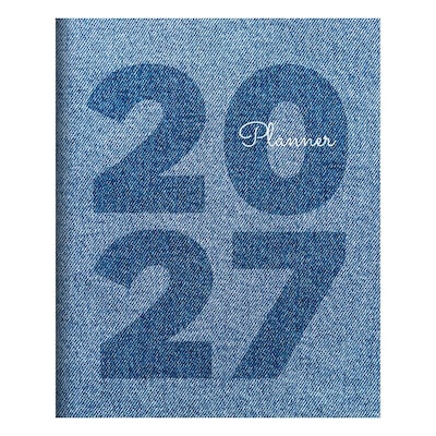 2027 TF Publishing Denim 6.5 x 8 Monthly Standard Planner, Paperboard Cover, Multicolored (27-4202)