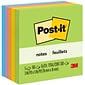 Post-it Notes, 3 x 3, Floral Fantasy Collection, 100 Sheets/Pad, 5 Pads/Pack (654-5UC)