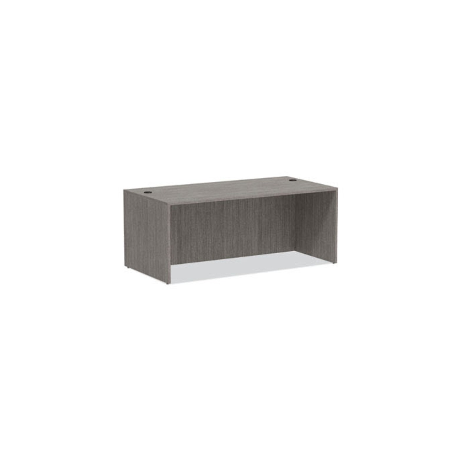 Alera Valencia Series 71 Straight Front Desk Shell, Gray (ALEVA217236GY)