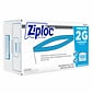 Ziploc Double Zipper Freezer Storage Bags, 2 Gallon, 100 Bags/Carton (682254)