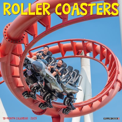 2025 Willow Creek Roller Coasters 12 x 12 Monthly Wall Calendar (44674)