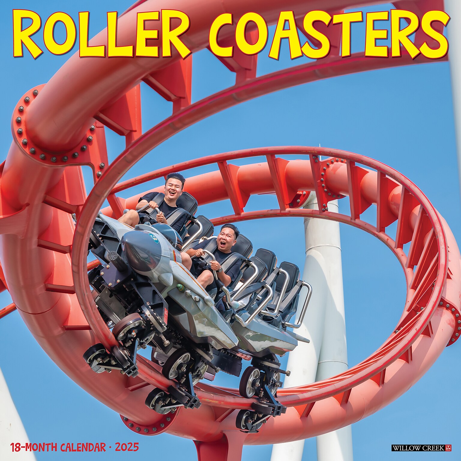 2025 Willow Creek Roller Coasters 12 x 12 Monthly Wall Calendar (44674)