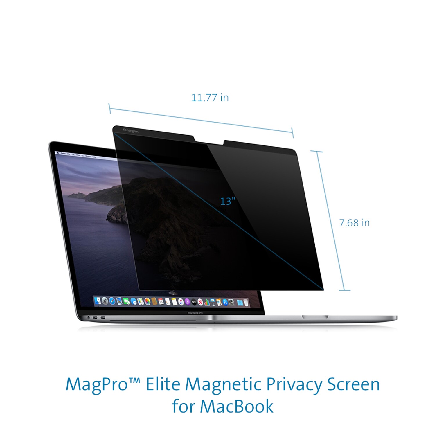 Kensington MagPro Elite Magnetic Anti-Glare Privacy Screen for 13 Widescreen MacBook Pro/Air (K58360WW)