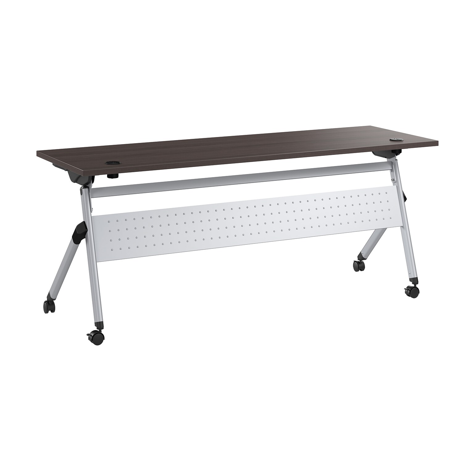 Bush Business Furniture Envision 72W Foldable Training Room Table, Storm Gray (NVS010SG)