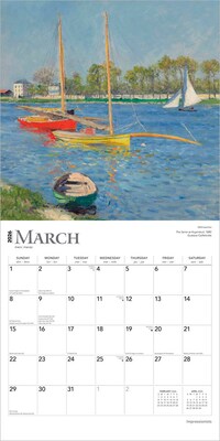 2026 BrownTrout Impressionists 12" x 12" Monthly Wall Calendar (9798330703852)